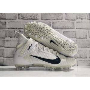 Size 14 Men Nike Alpha Menace Elite 2 PREMIUM Football Cleats White AO3374-101